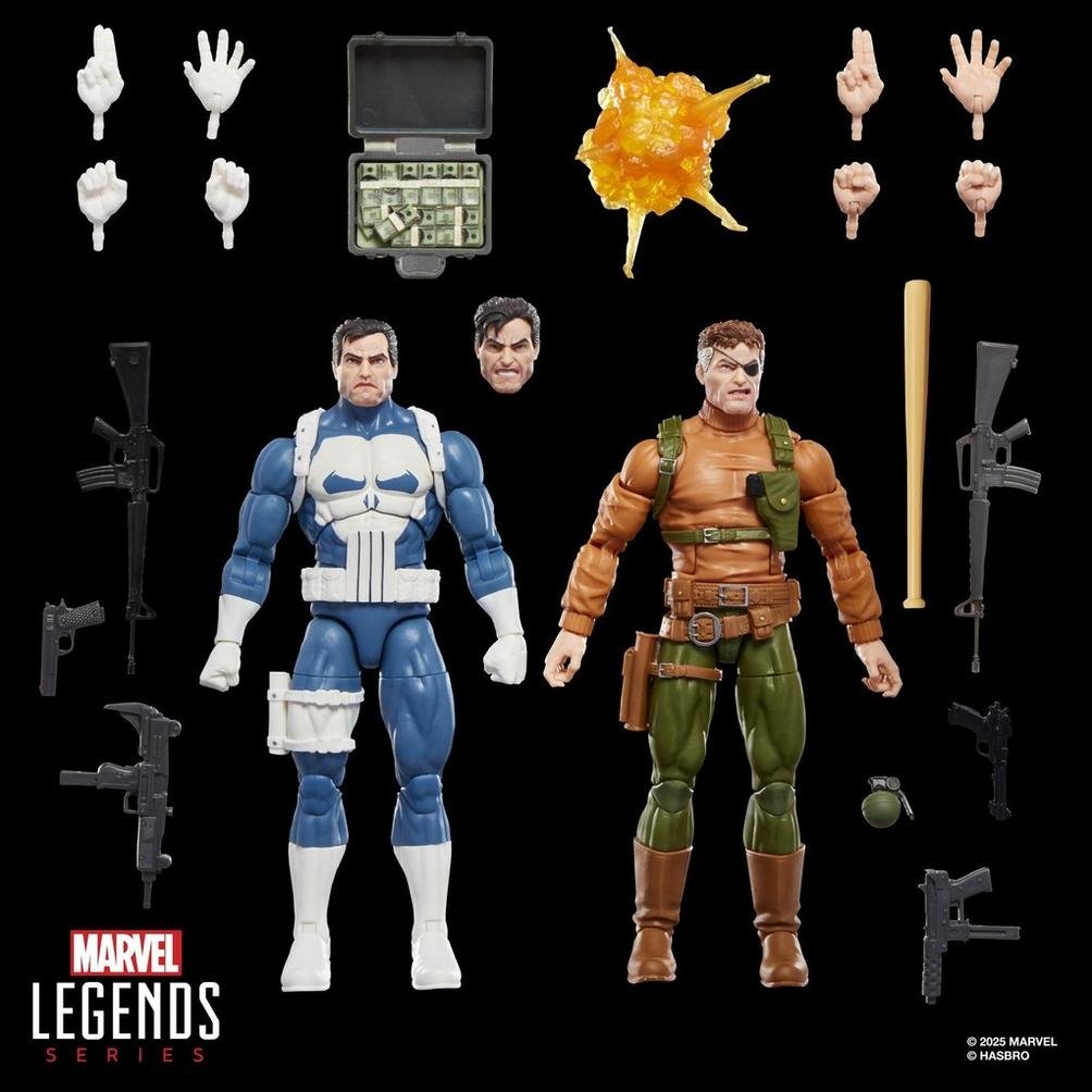 EAN 5010996328380 - Marvel Legends Series Gamerverse Punisher & Nick Fury imagen 1