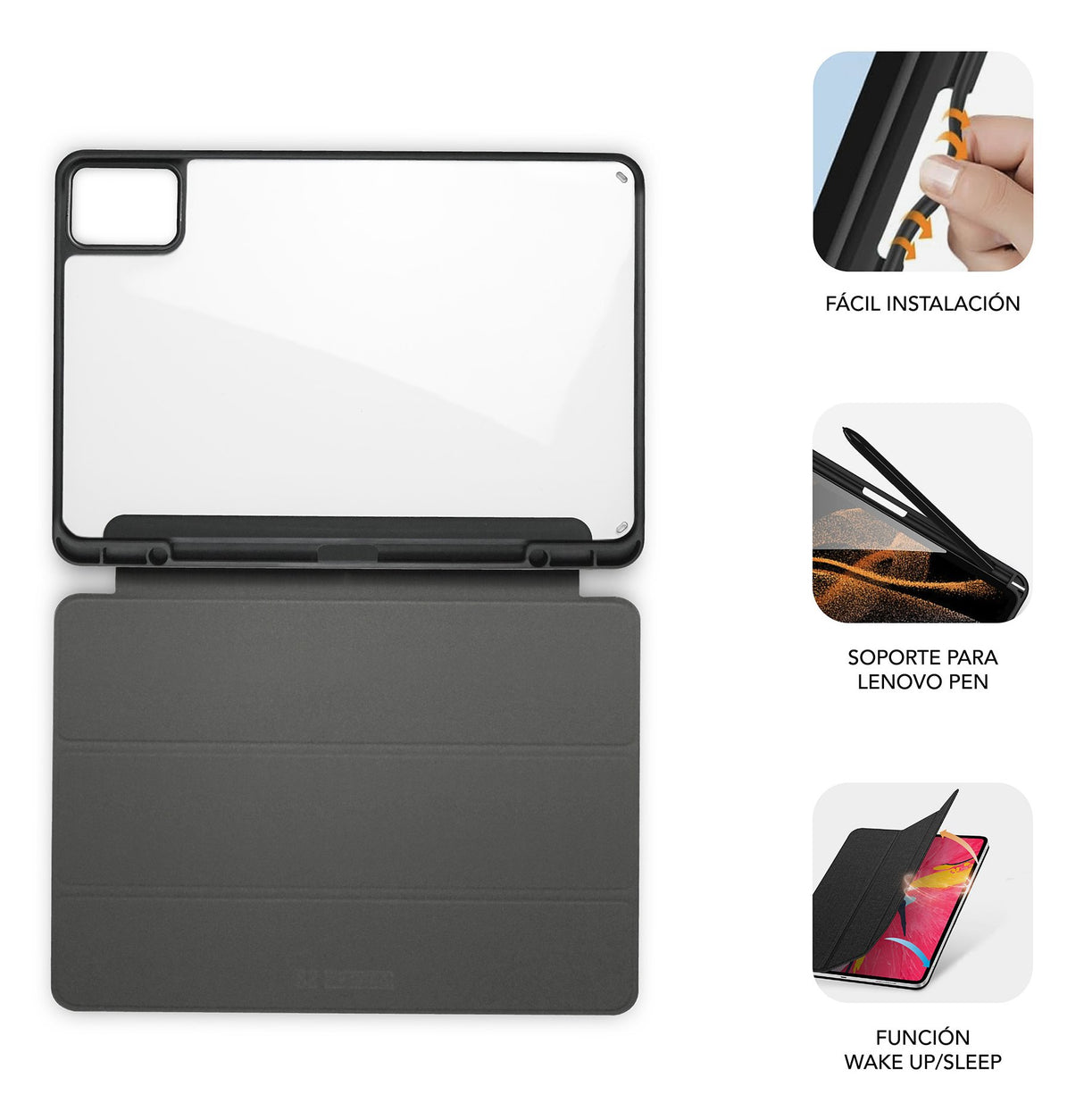 EAN 8436586743116 - SUBBLIM SUBCST-5SC130 funda para tablet 27,9 cm (11") Folio Negro imagen 4
