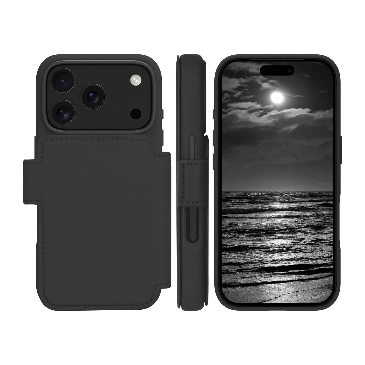 Funda Dbramante1928 Lynge Ms Icon Para Iphone 17 Pro Folio Negro