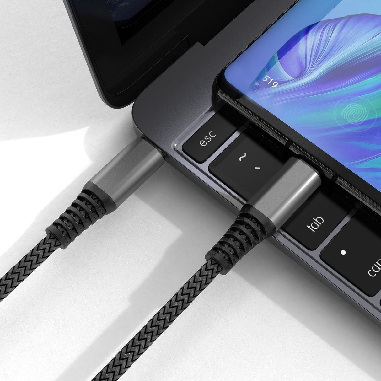 4smarts Cable Usb-C -> Usb-C Premium 100w 1,5m Negro