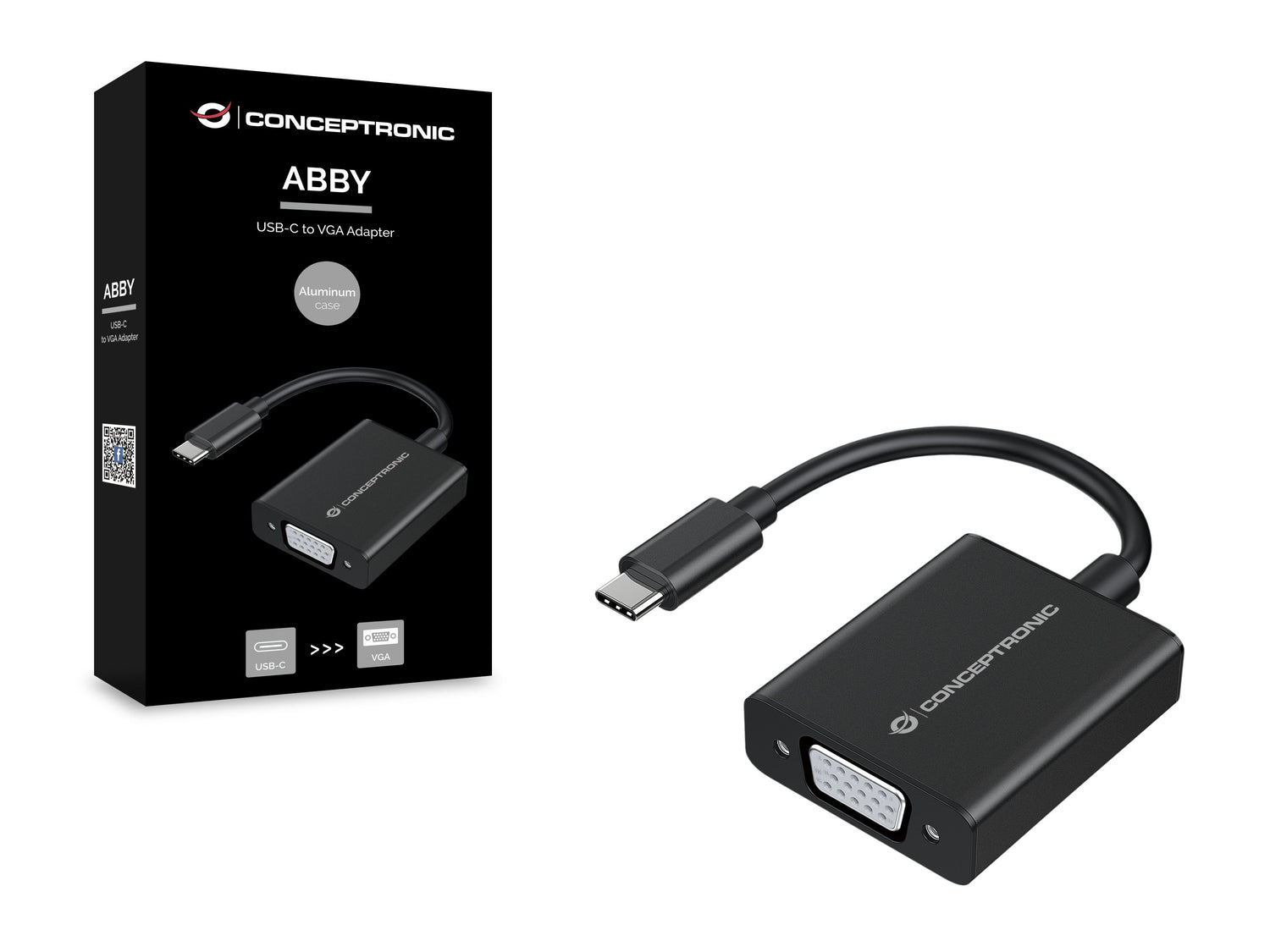 Conceptronic Adaptador Vga -> Usb-C 1080p 60hz 0.15m