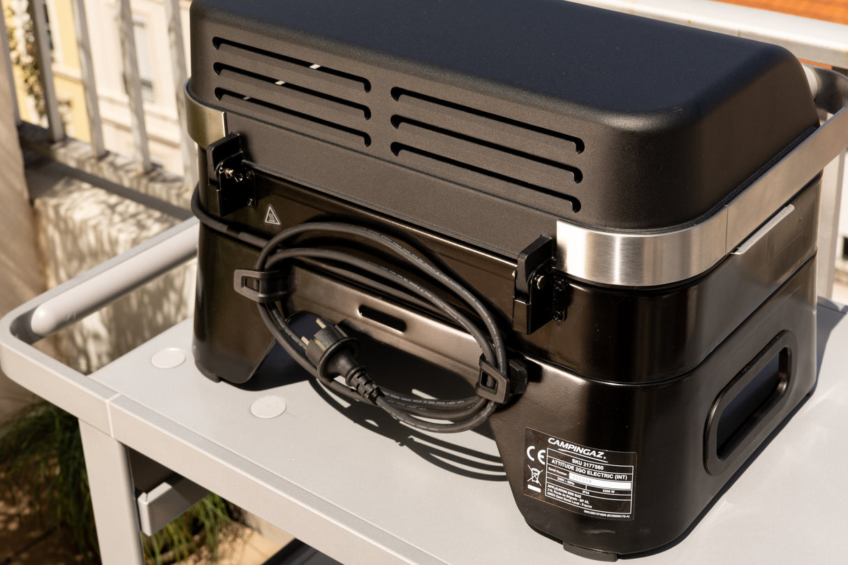Parrilla Eléctrica Campingaz Attitude 2go Eléctrica Negra/Plateada, 2.000 Vatios, Modelo 2024 2177560