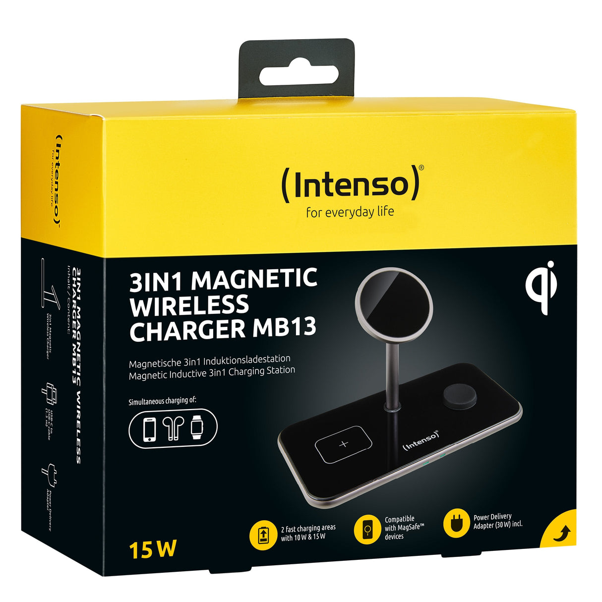 Intenso Cargador Inalámbrico Mb13 3en1 7410810