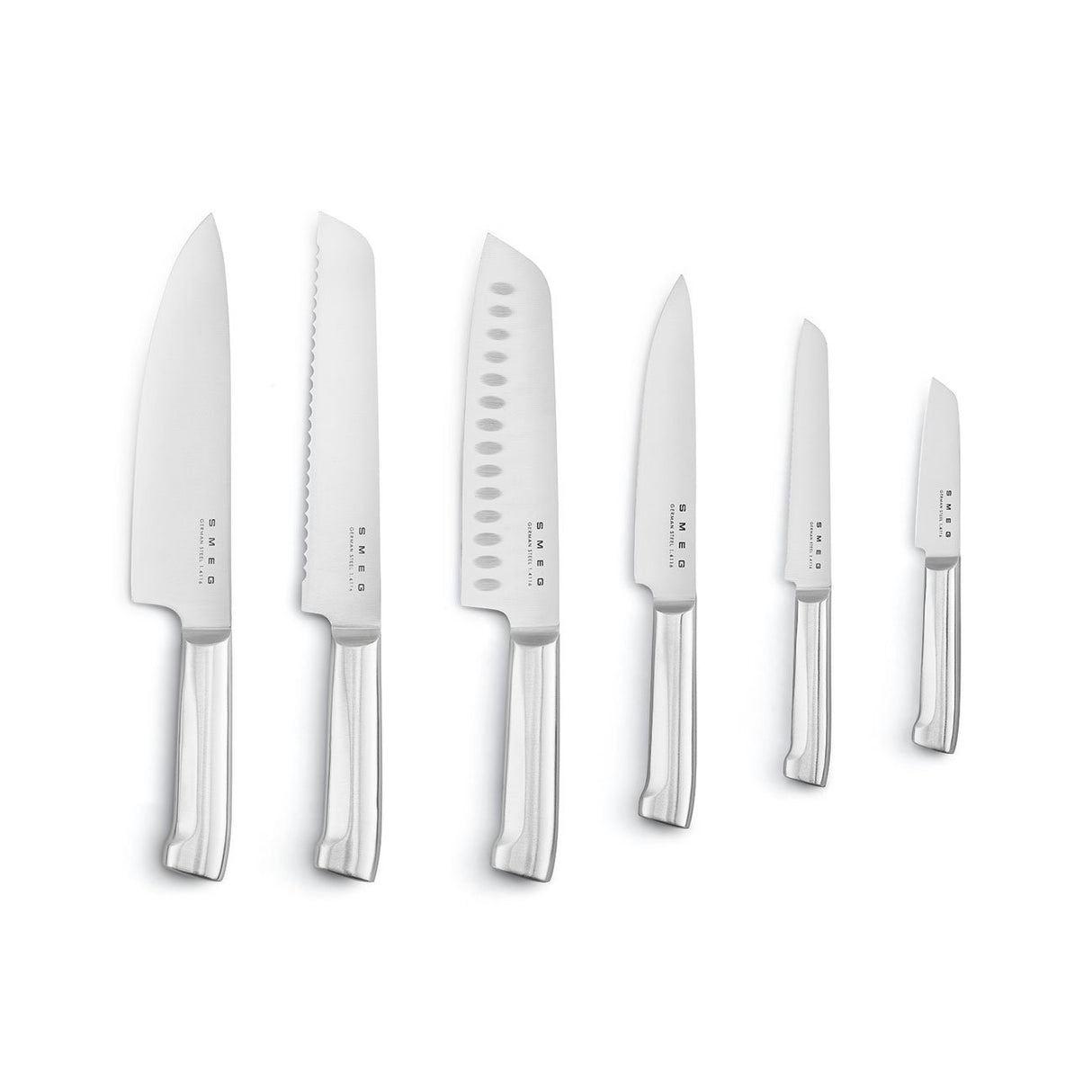 EAN 8017709344184 - Smeg KBSF02CR juego de cuchillos y cubertería de cocina Bloque con ranuras para cuchillos imagen 4