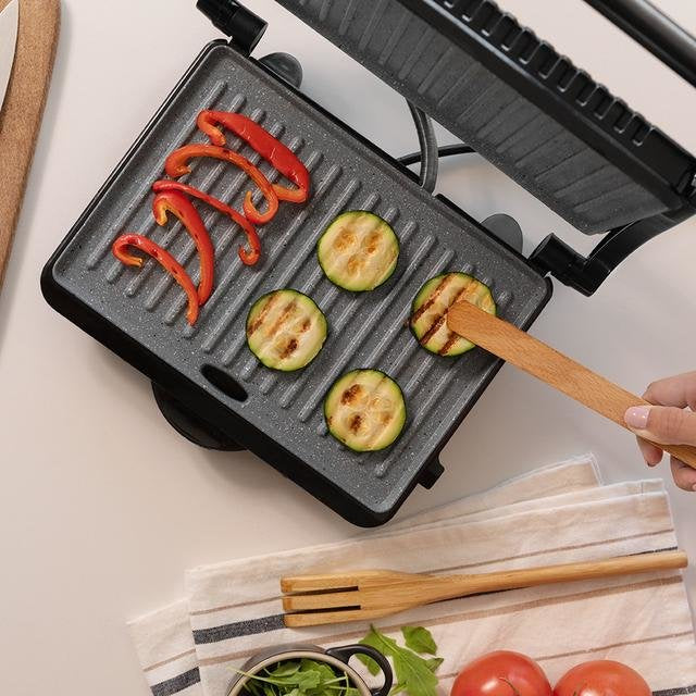 Grill Eléctrico Cecotec Rock N Grill 1000 Dark 1000w Tamaño 254*175mm