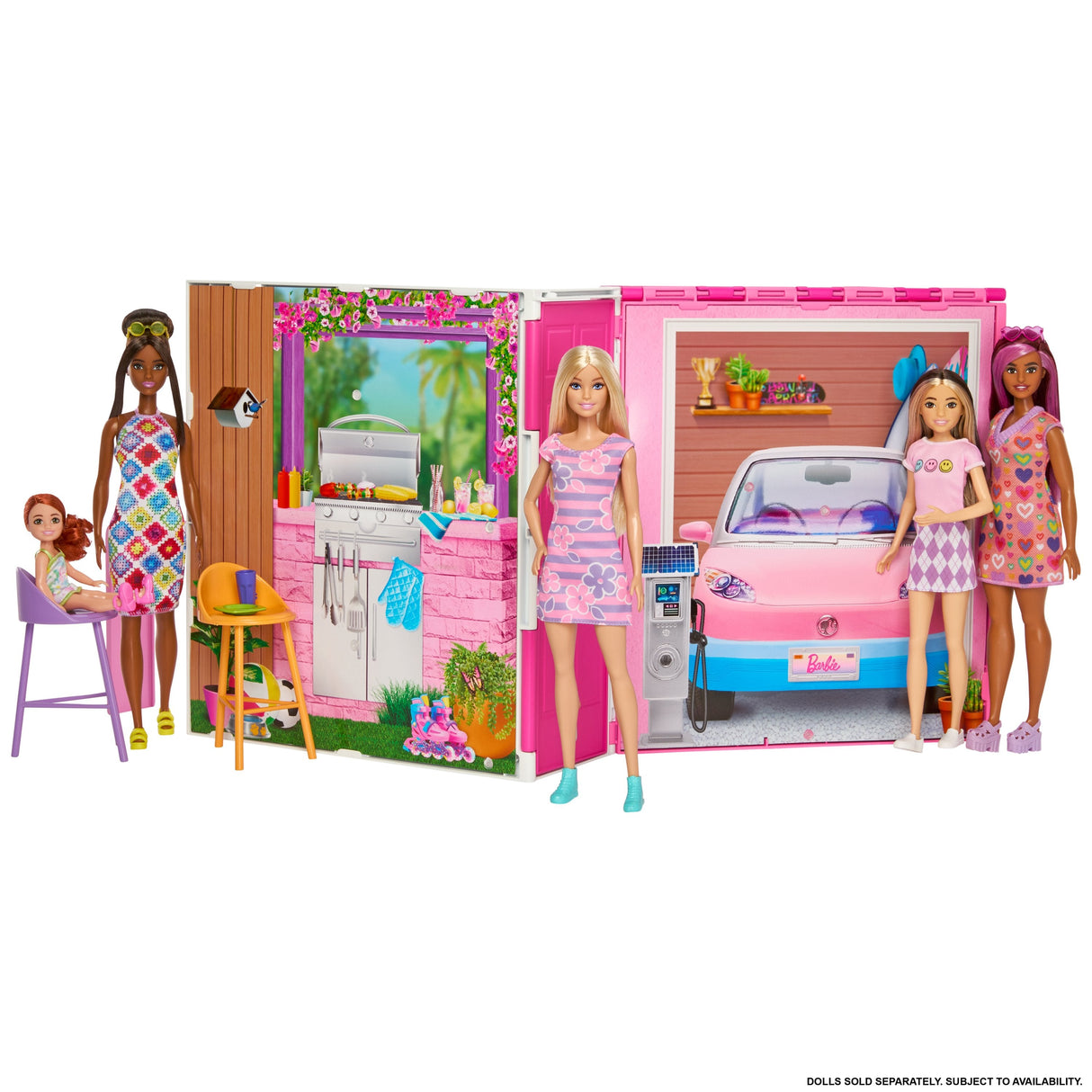 Mattel Barbie Holiday House Playset, Telón De Fondo