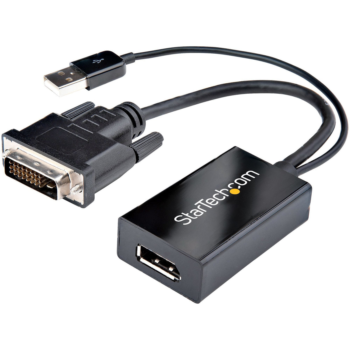 EAN 0065030875851 - StarTech.com DVI2DP2 adaptador de cable de vídeo 0,254 m Negro imagen 1