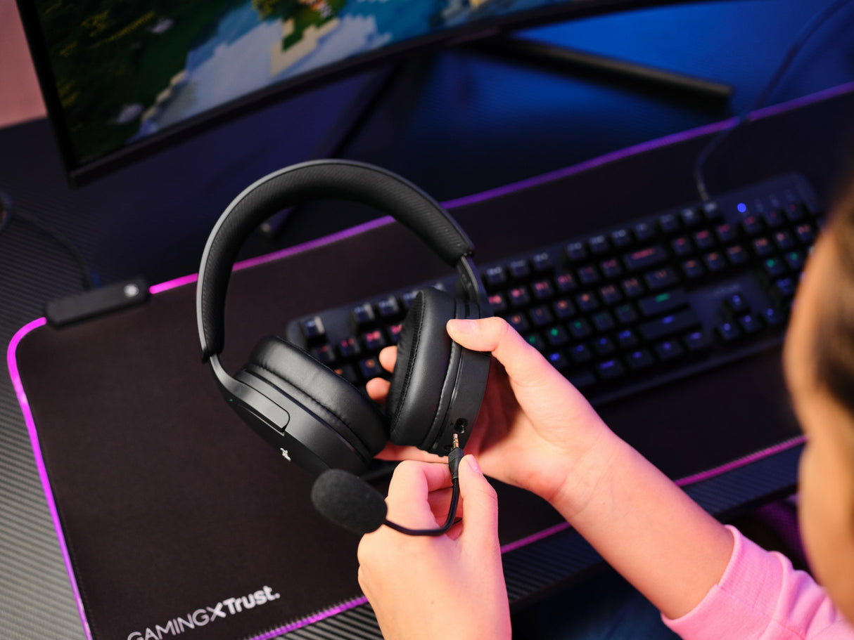 Auriculares Gaming Inalámbricos Con Micrófono Trust Gaming Gxt 491 Fayzo Bluetooth Jack 3.5