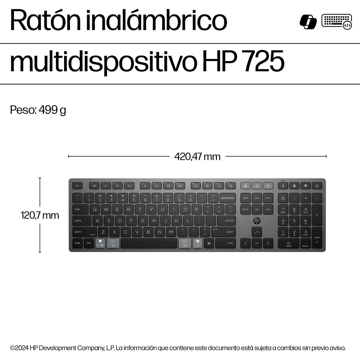 725 Multi-Device Rchrgbl Wl Kbd