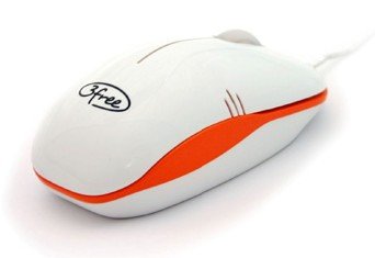 3free Raton Optico Usb Mcm101/Wo Blanco Naranja