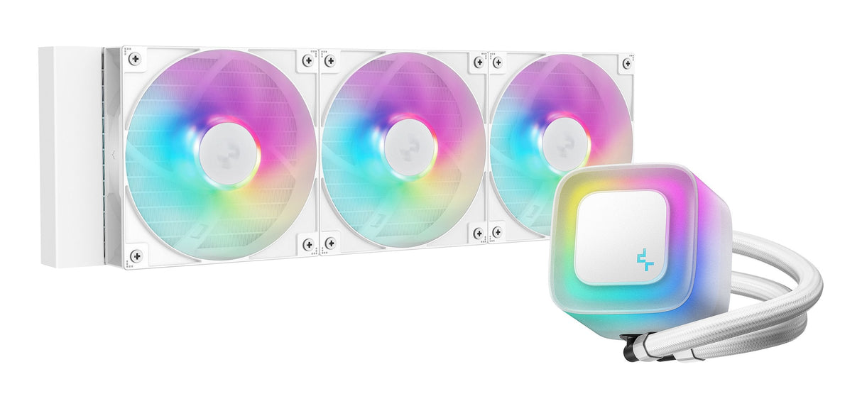 EAN 6933412729303 - DeepCool LE360 WH V2 Procesador Sistema de refrigeración líquida todo en uno 12 cm Blanco 1 pieza(s) imagen 1