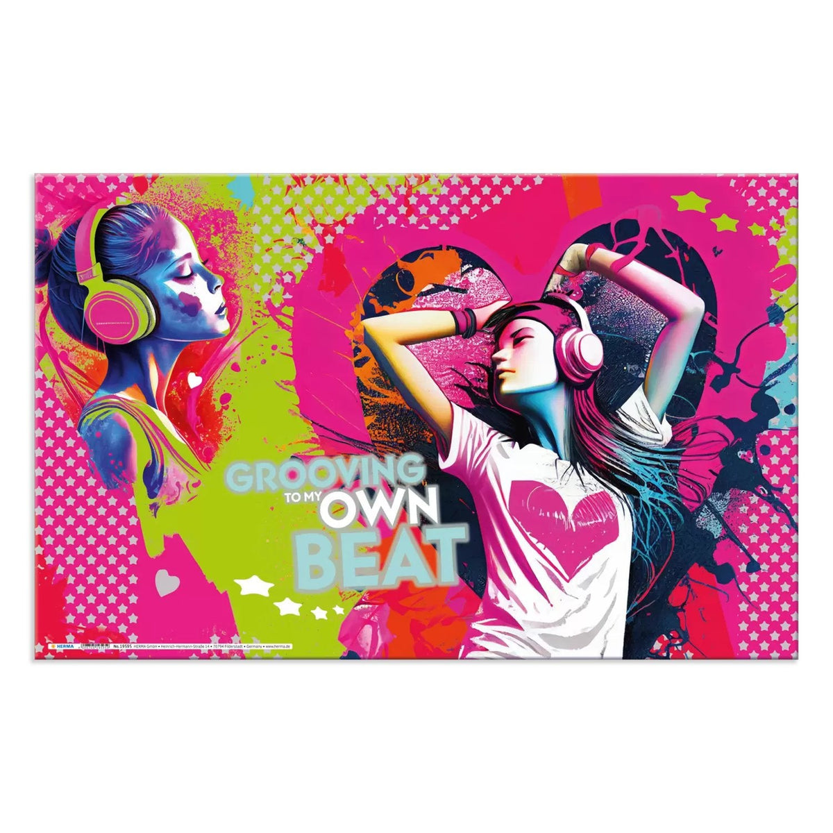 Herma Schreibunterlage Kartonmusic Girl 55x35 3uds