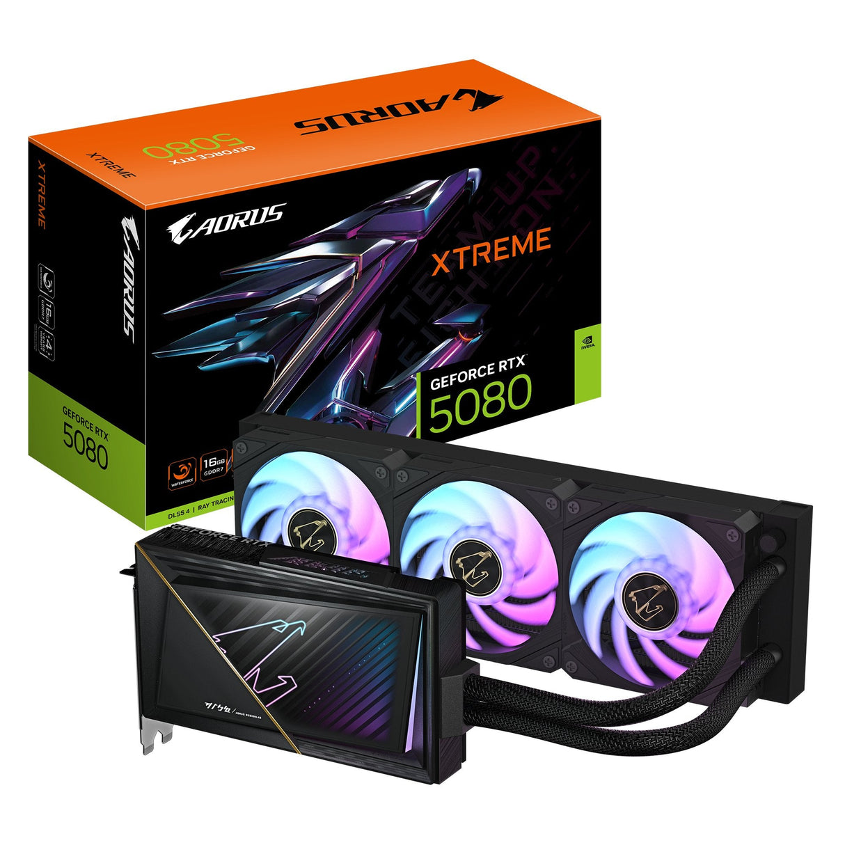 EAN 4719331355739 - GIGABYTE AORUS GeForce RTX 5080 XTREME WATERFORCE 16G imagen 1