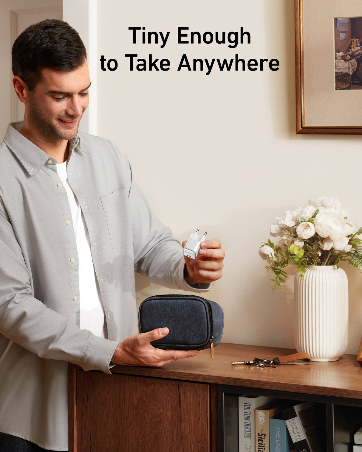 Cargador Anker 511 20w Powerport Iii Nano Pro Usb-C - Blanco