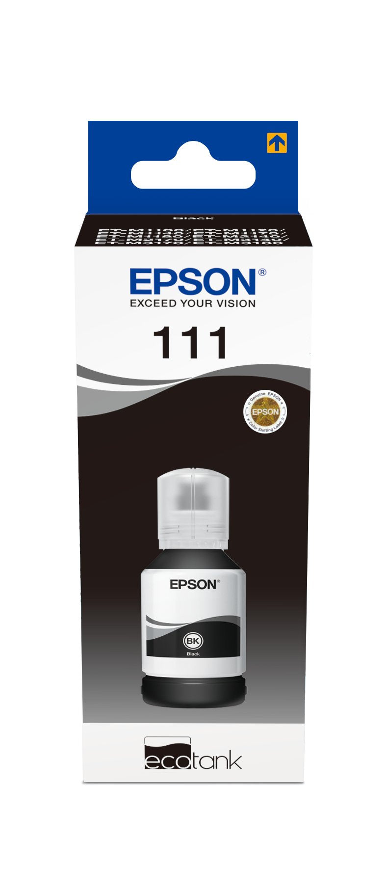 Botella De Tinta Original Epson 111 Xl Alta Capacidad Negro