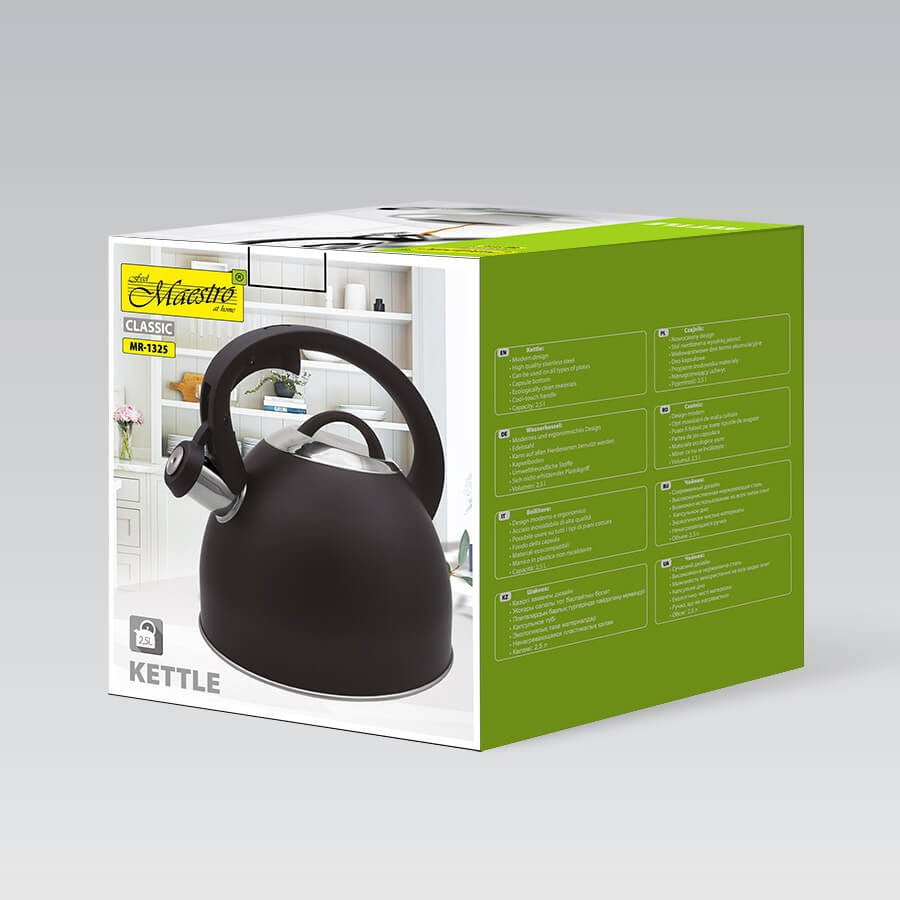 EAN 4820177144026 - Maestro MR-1325 tetera 2,5 L Negro imagen 5