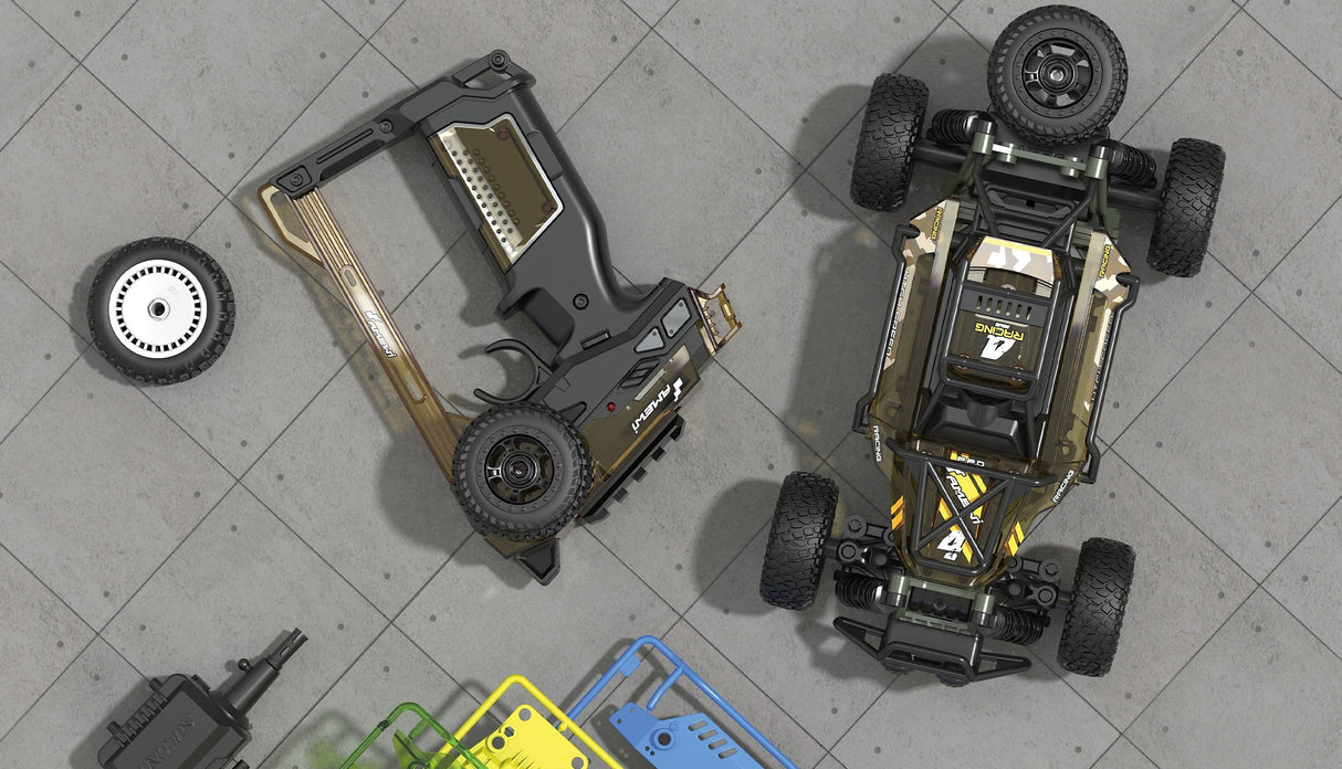 Amewi Rc Auto Desert Hggy Diy/Ohne Akku 71teile Verde/8+