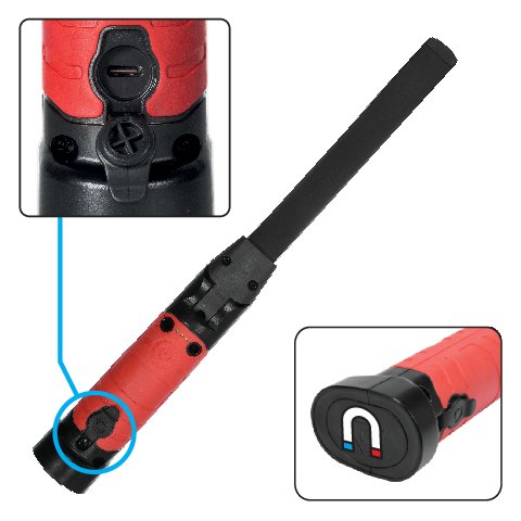 Yato Yt-08518 Luz De Trabajo Led 8 W Negro