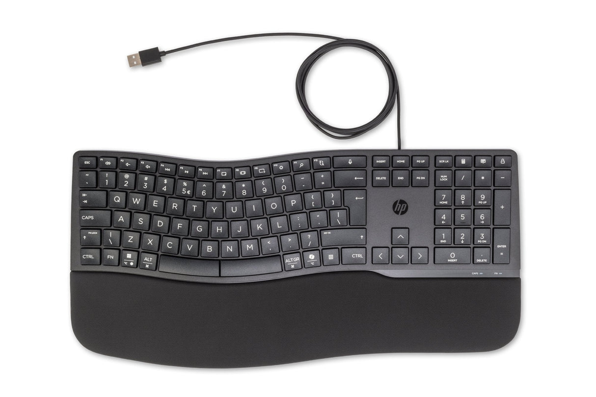 EAN 0197498232362 - HP 480 Comfort Wired Keyboard teclado Hogar USB QWERTY Inglés Negro imagen 1