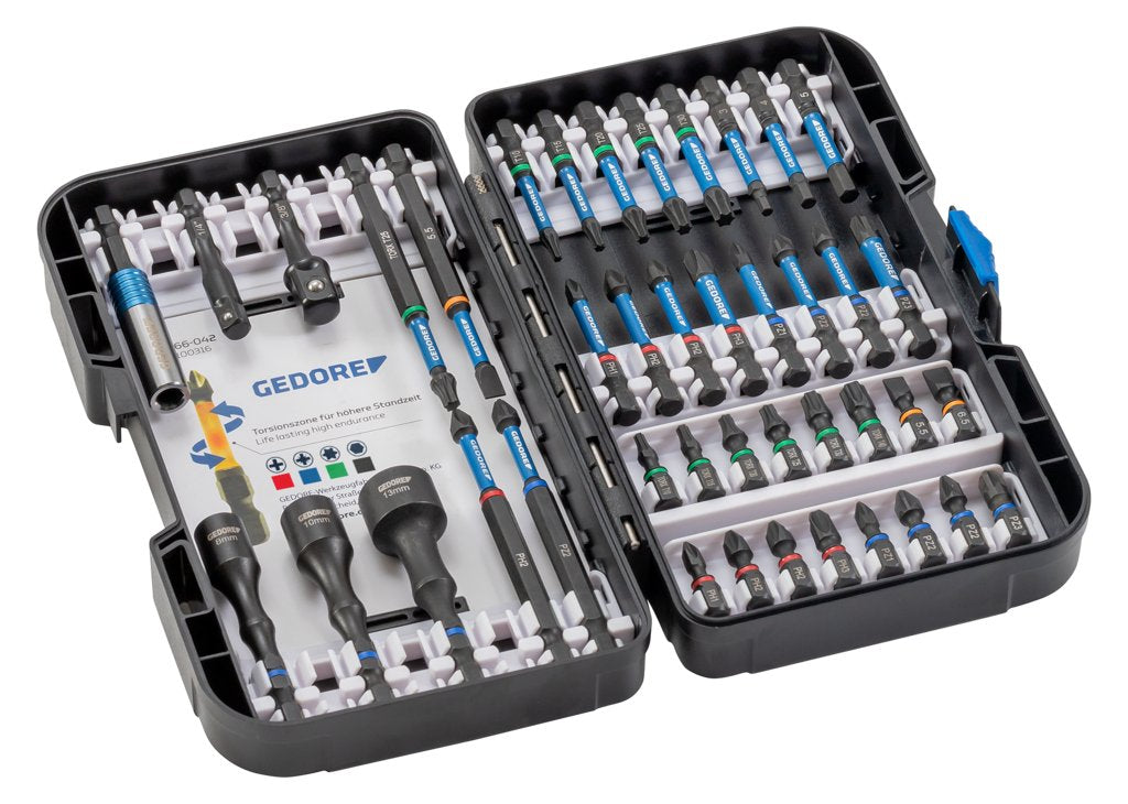 Juego De Puntas De Torsión Gedore 666-042, 42 Piezas 3100316