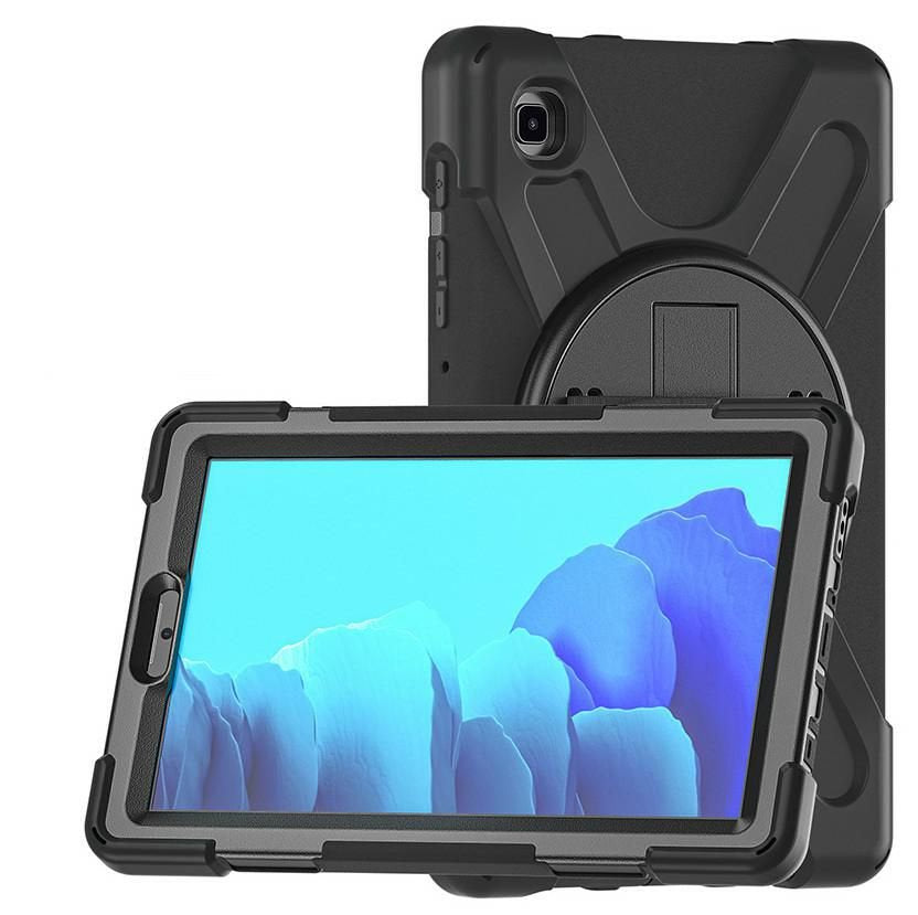 Estuff Black Defender Case Raised 22,1 Cm (8.7") Funda Para Galaxy Tab A7 Lite Negro