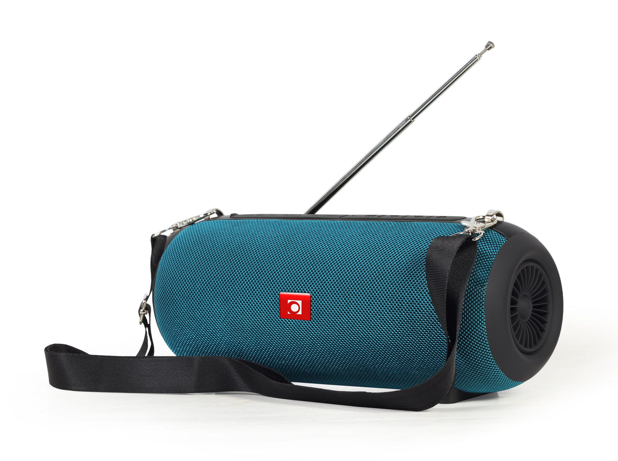 Gembird Portátil Bluetooth Spk-Bt-17-G Radio Fm, Micrófono Integrado, Verde, Usb, Aux, Microsd