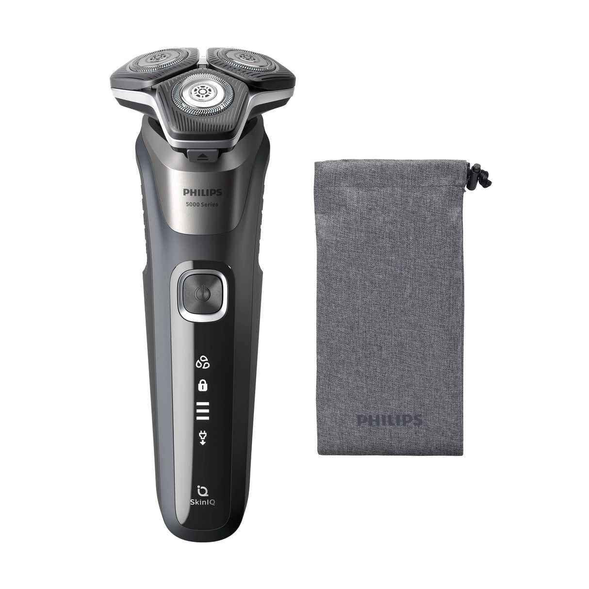 EAN 8720689007863 - Philips SHAVER Series 5000 S5887/10 afeitadora Máquina de afeitar de rotación Recortadora Gris imagen 4