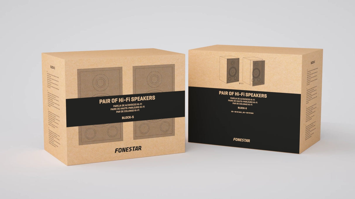 EAN 8422521004947 - Fonestar BLOCK-5 altavoz De 2 vías Negro Alámbrico 60 W imagen 8