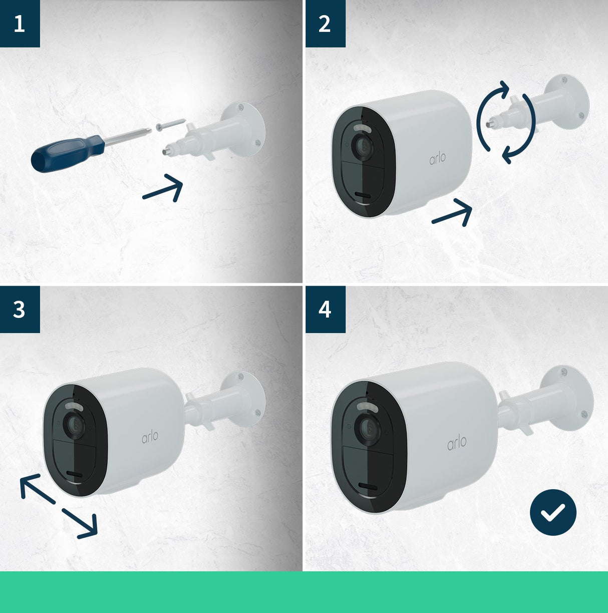 EAN 0193108143110 - Arlo Go 2 Bala (forma) Cámara de seguridad IP Exterior 1920 x 1080 Pixeles Techo/pared imagen 8
