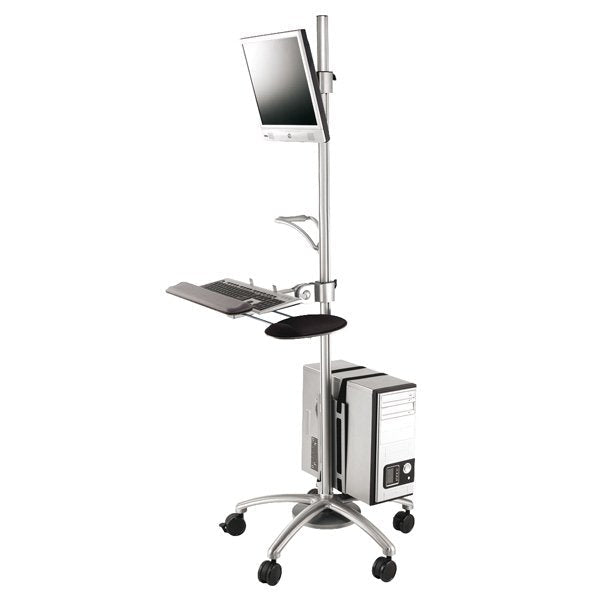 Roline Pc Lcd-Rollstnder, Regulable En Altura, Hasta 30 Kg