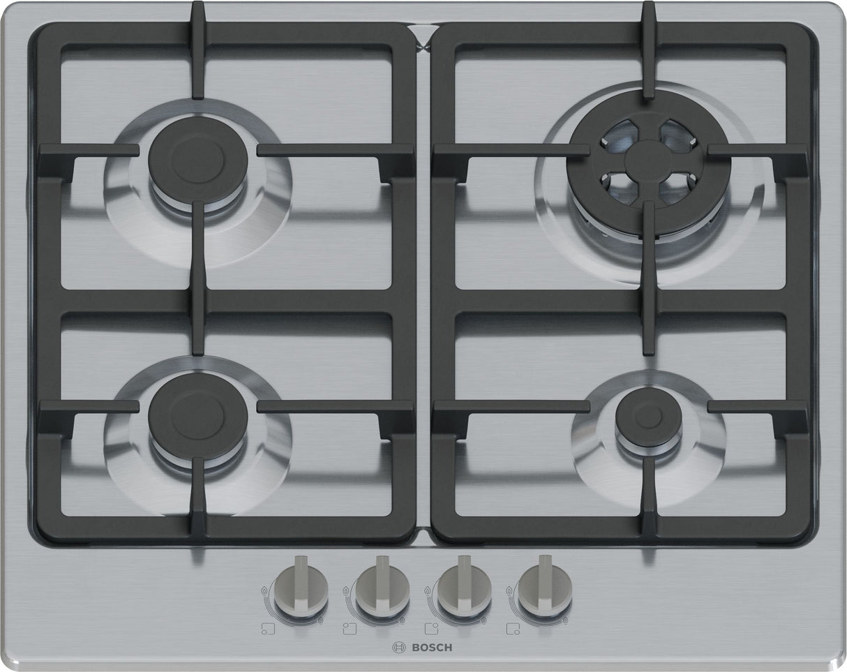 EAN 4242005484614 - Bosch Serie 4 PGH6B5K90 hobs Acero inoxidable Integrado 58 cm Encimera de gas 4 zona(s) imagen 2