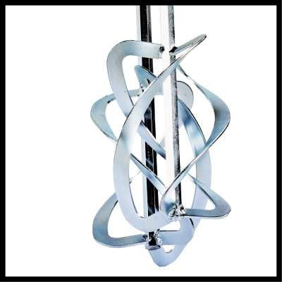 Einhell Agitador Para Argamasa Y Pintura Te-Mx 1600-2 Ce Twin (1600 W Incl. 2 Agitadores Para Argamasa De 120 Mm De Diámetro)