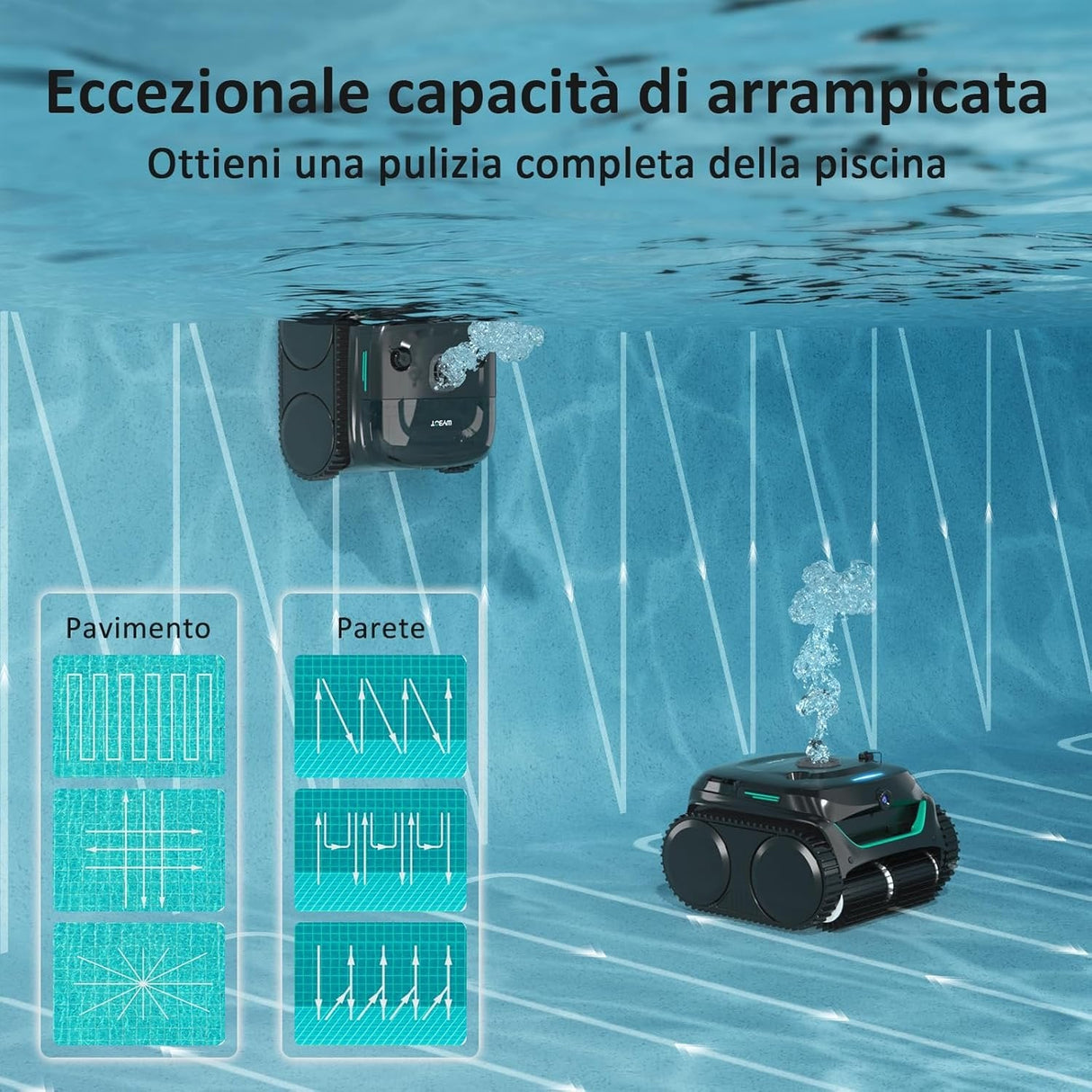 Wireless Pool Cleaning Robot Wybot C2 Pro Vision