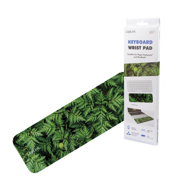 Logilink Id0169 Descansa Muñecas Verde 280 X 90 X 7 Mm