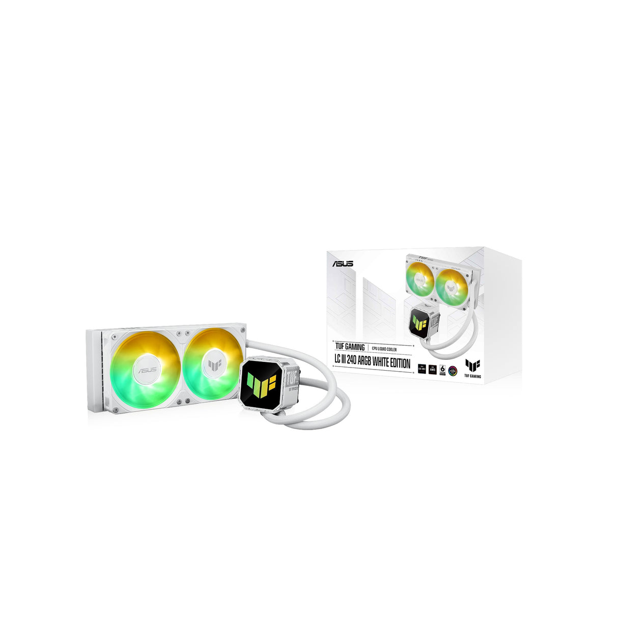 EAN 4711636158961 - ASUS TUF Gaming LC III 240 ARGB White Edition Procesador Sistema de refrigeración líquida todo en uno 12 imagen 12