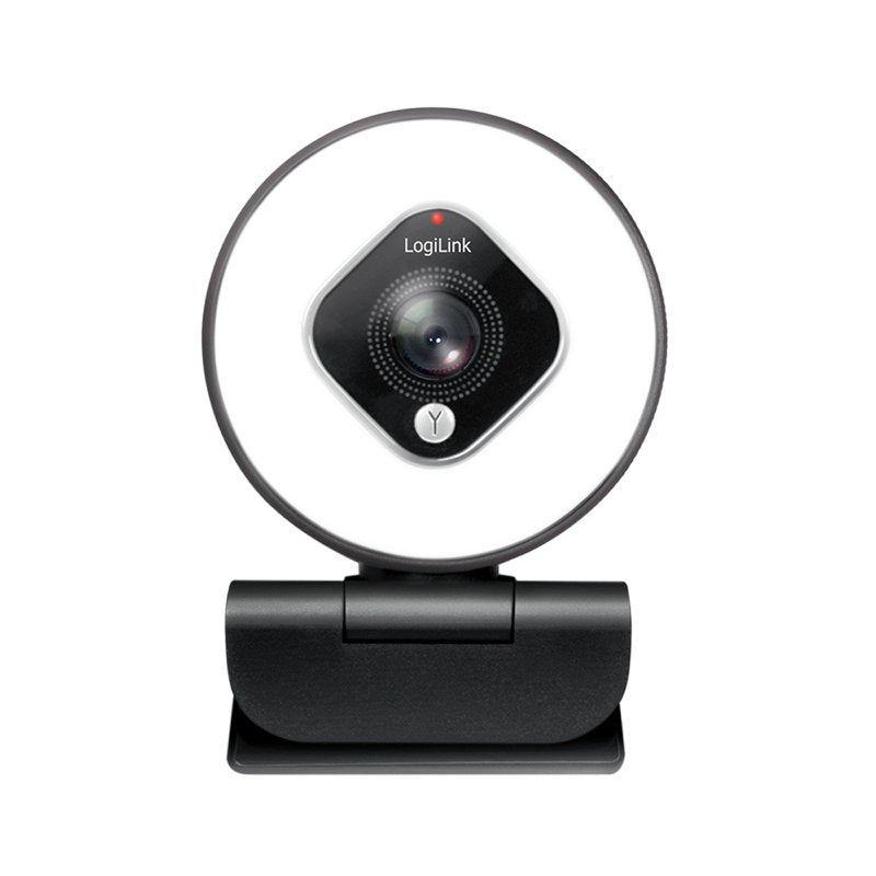 Logilink Ua0384 Cámara Web 2 Mp 1920 X 1080 Pixeles Usb 2.0 Negro, Blanco