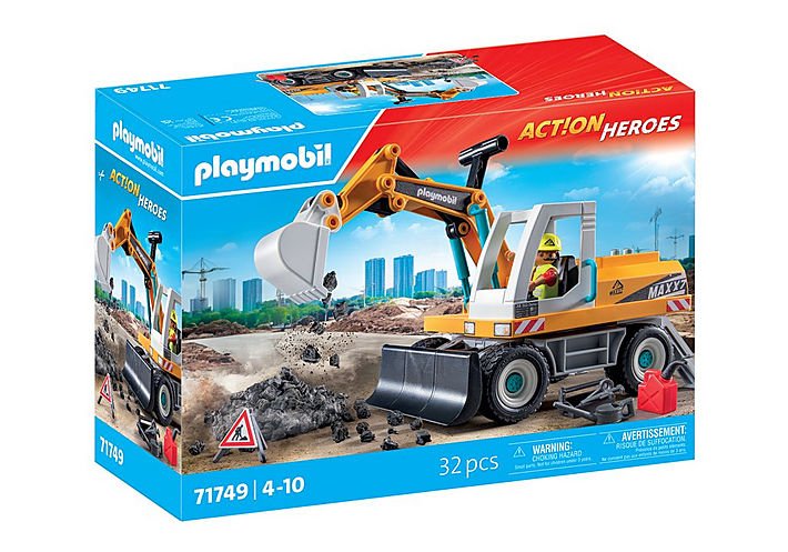Playmobil Action Heroes 71749 Duza Koparka