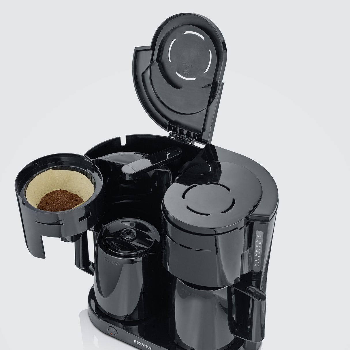 Cafetera Severin Ka 9315 Black Duo Filtro