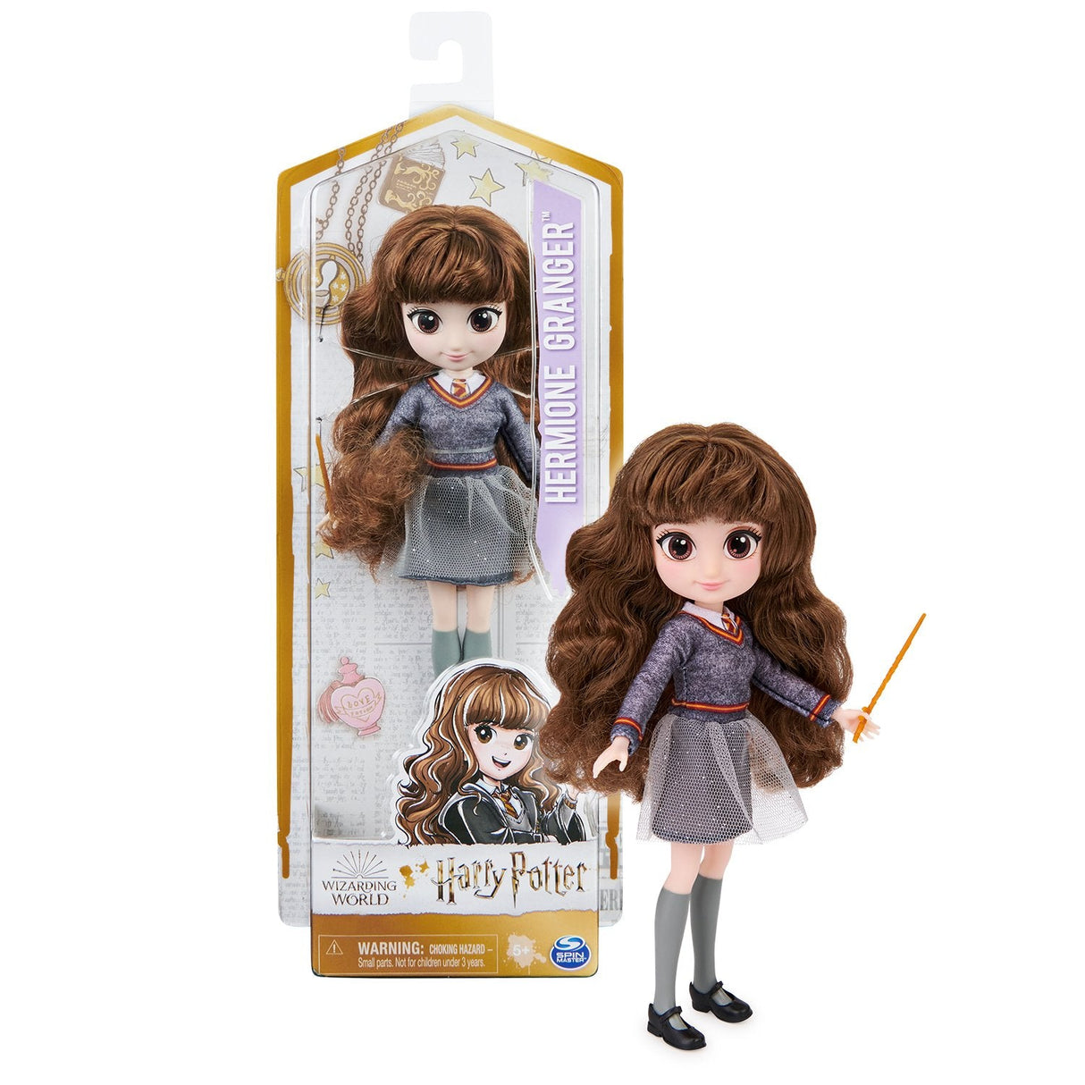 Spin Master Wizarding World Harry Potter - Muñeca Hermione Granger Con Cabello Peinado 6061835
