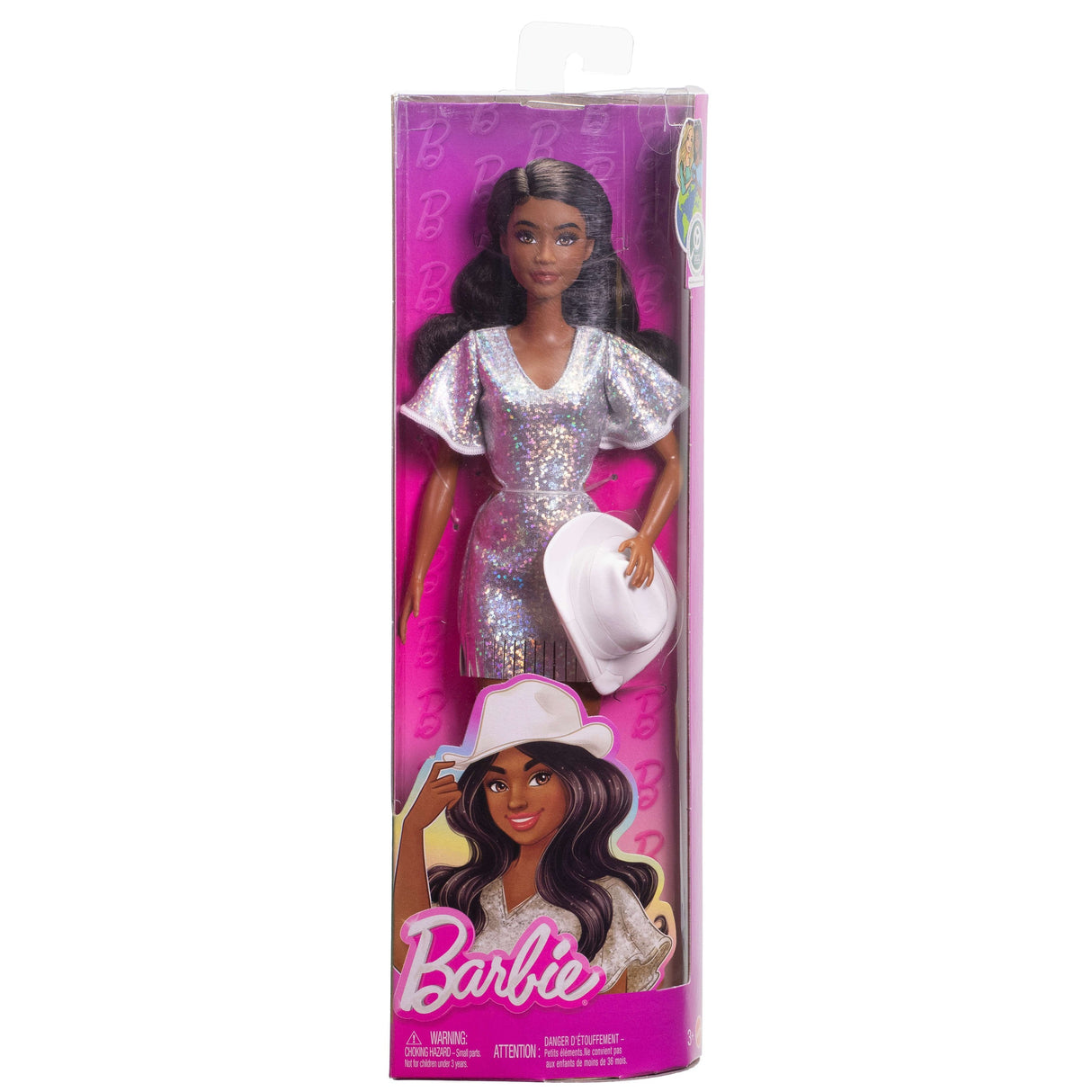 Mattel Barbie Fashionista Muñeca - Glitter Cowgirl Hyt95