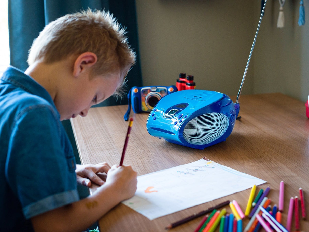 Radio Lenco Scd-24niños Azul