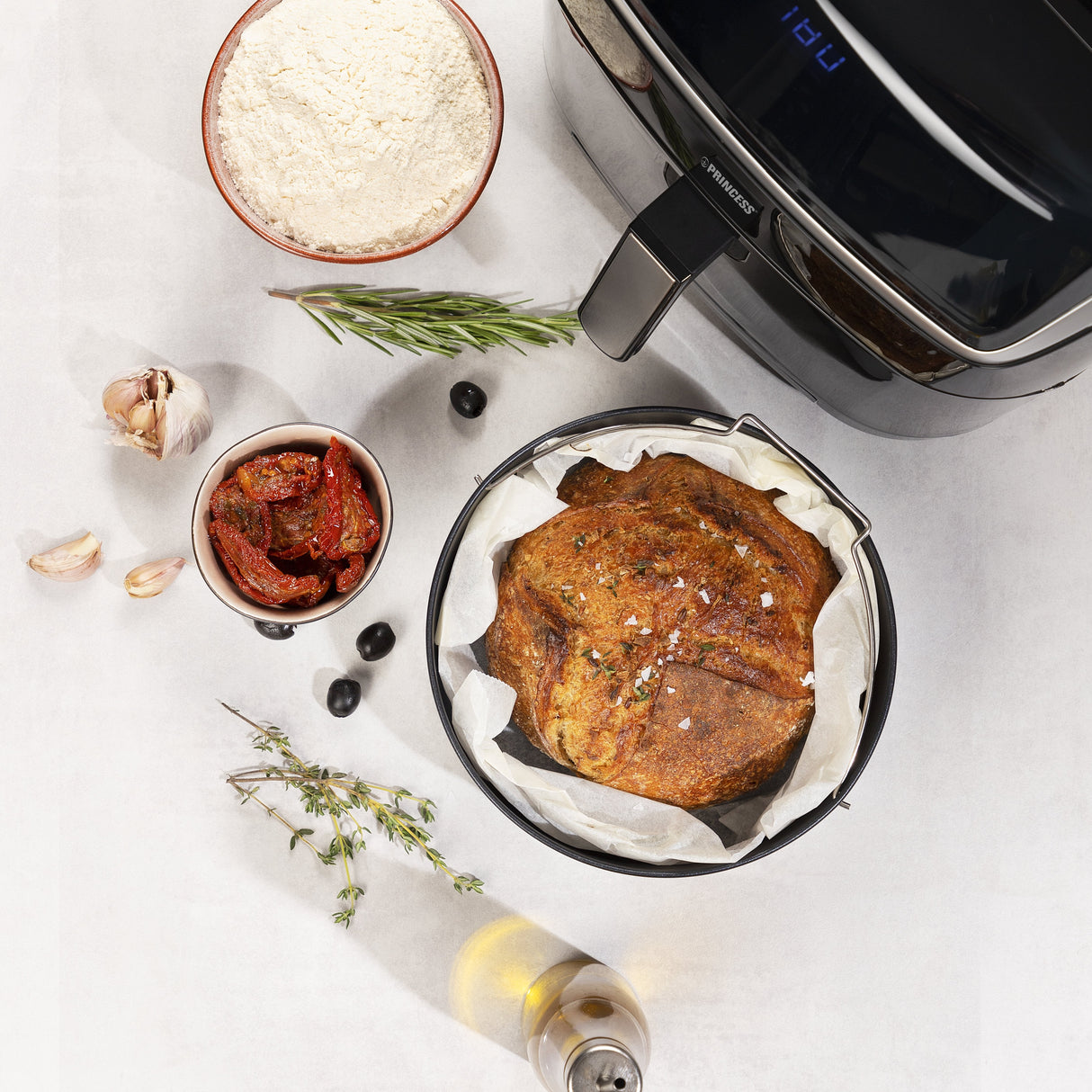 Freidora Princess Sin Aceite + Vaporera 182080