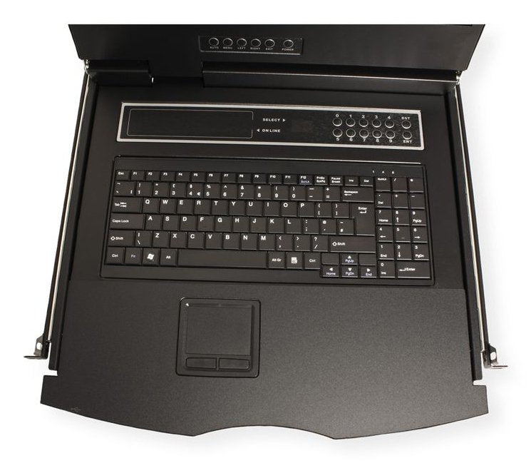 19-Zoll-Kvm-Konsole, 48 Cm (19") Tft (16:9), Vga, Usb, Uk-Layout