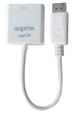 EAN 8435099518457 - Approx appC16 DisplayPort HDMI tipo A (Estándar) Blancoimagen 1)