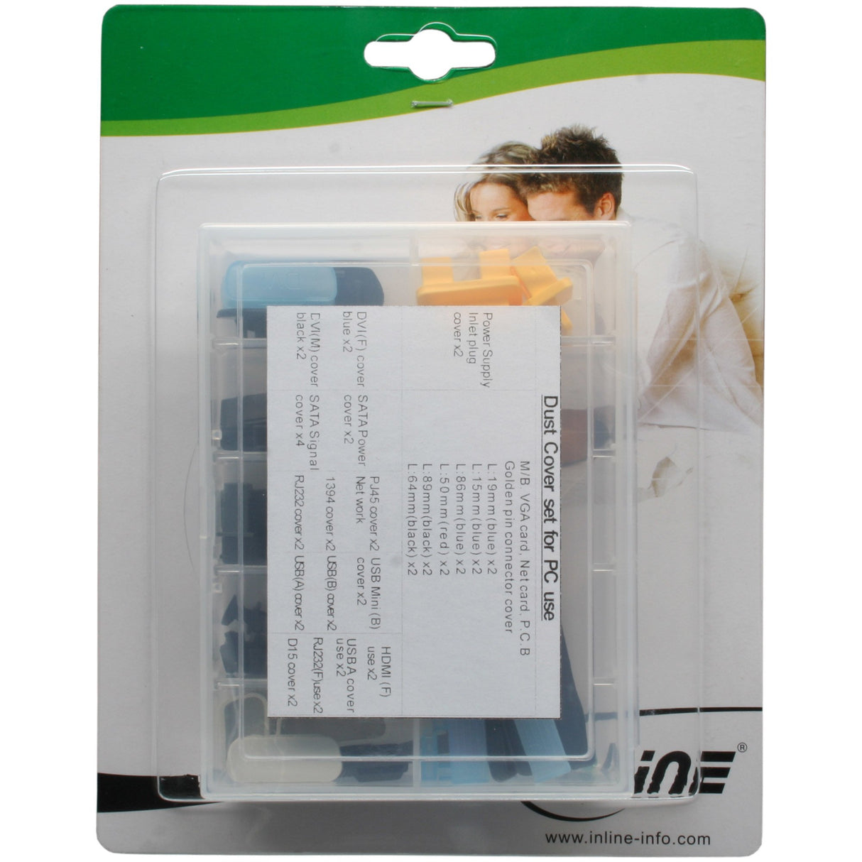 EAN 4043718181520 - InLine 59941C protector contra el polvo Multicolor imagen 3