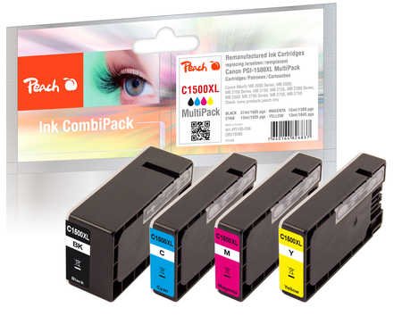 Paquete De Ahorro De Tinta Peach Pi100-256 Compatible Con Canon Pgi-1500xl 319385 (Pi100-256)
