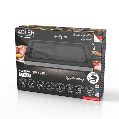 EAN 5903887807647 - Adler AD 6614 parrilla eléctrica de contacto imagen 7