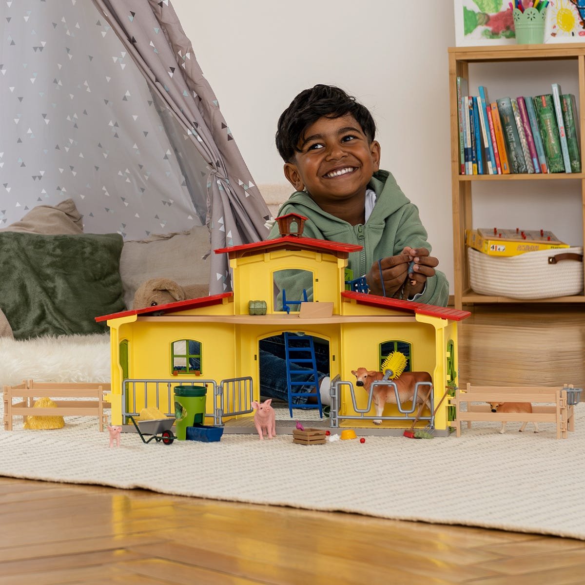 Figura Schleich Farm World Gran Establo, 42605