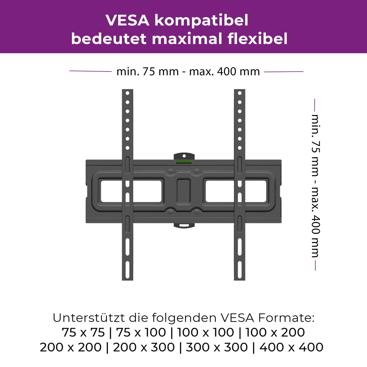 Soporte Tv Montaje En Pared Ultron 32 "-55" Ángulo / Inclinación