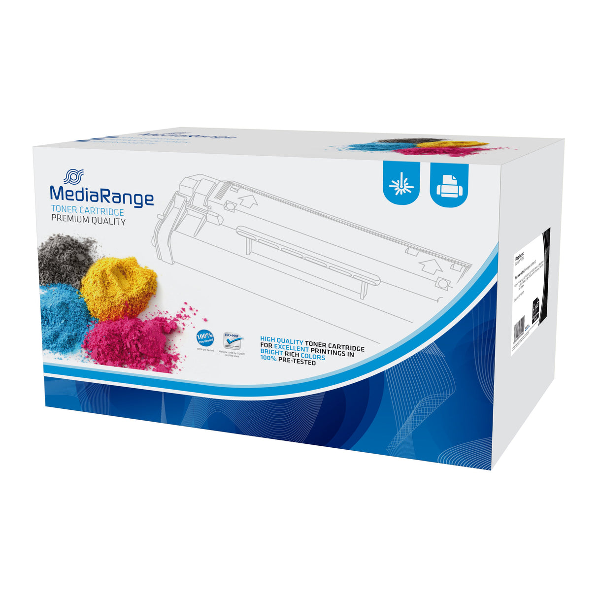 EAN 4260459612490 - MediaRange MRCAT724 cartucho de tóner 1 pieza(s) Negro imagen 1